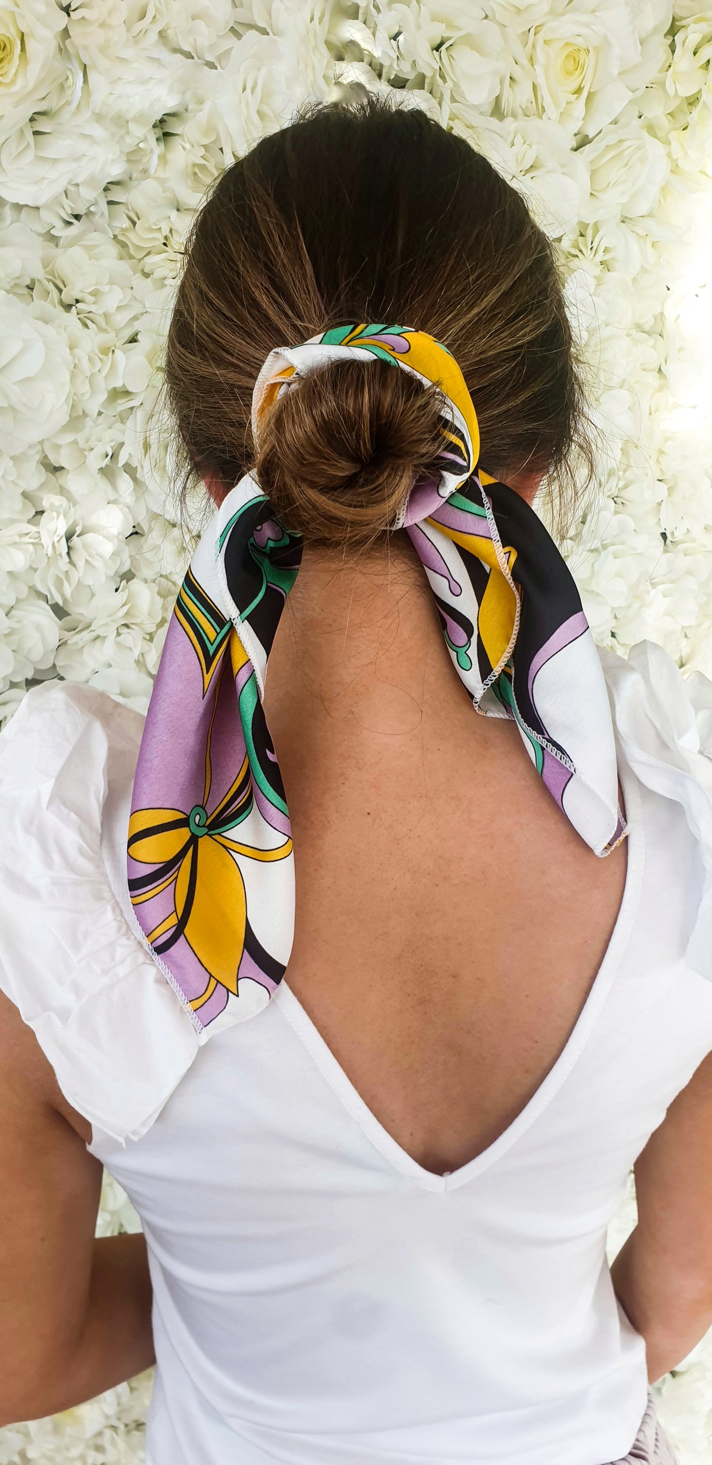 MULTI COLOUR HAIR SCARF - The Girl House