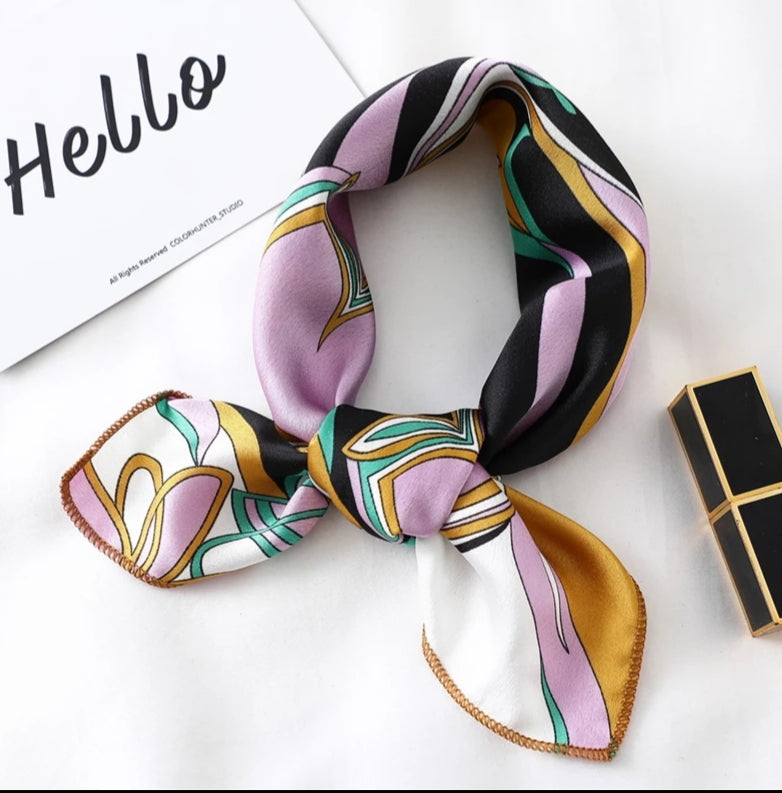 MULTI COLOUR HAIR SCARF - The Girl House