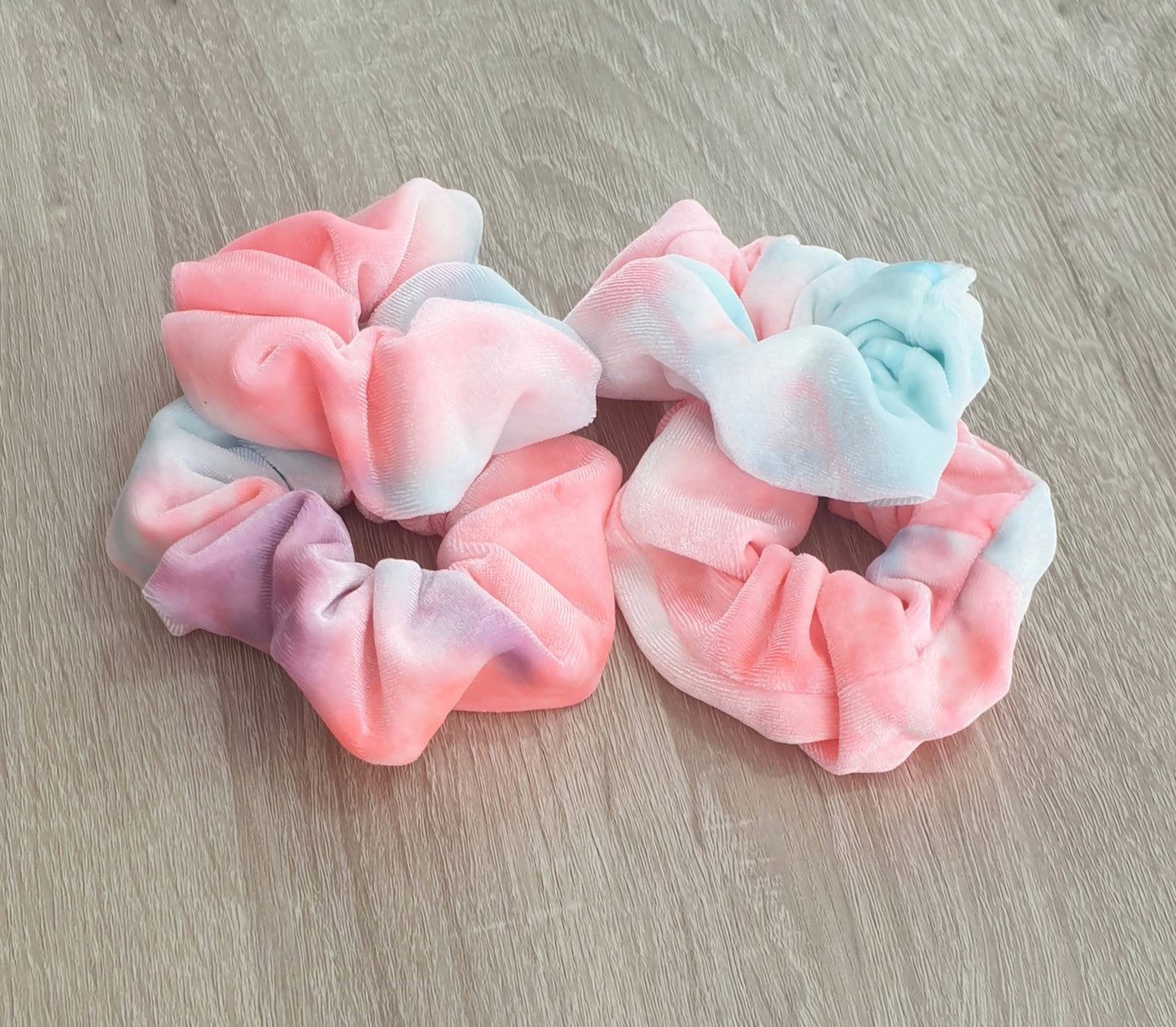 Velvet Tie Dye Scrunchies - The Girl House