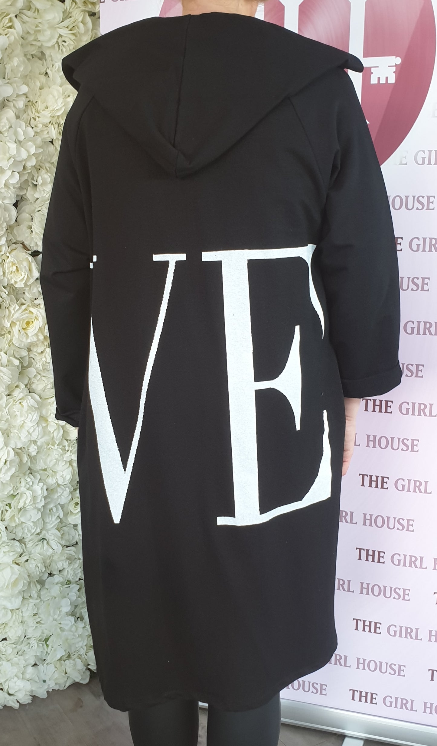 Black LOVE Hoodies jacket - The Girl House