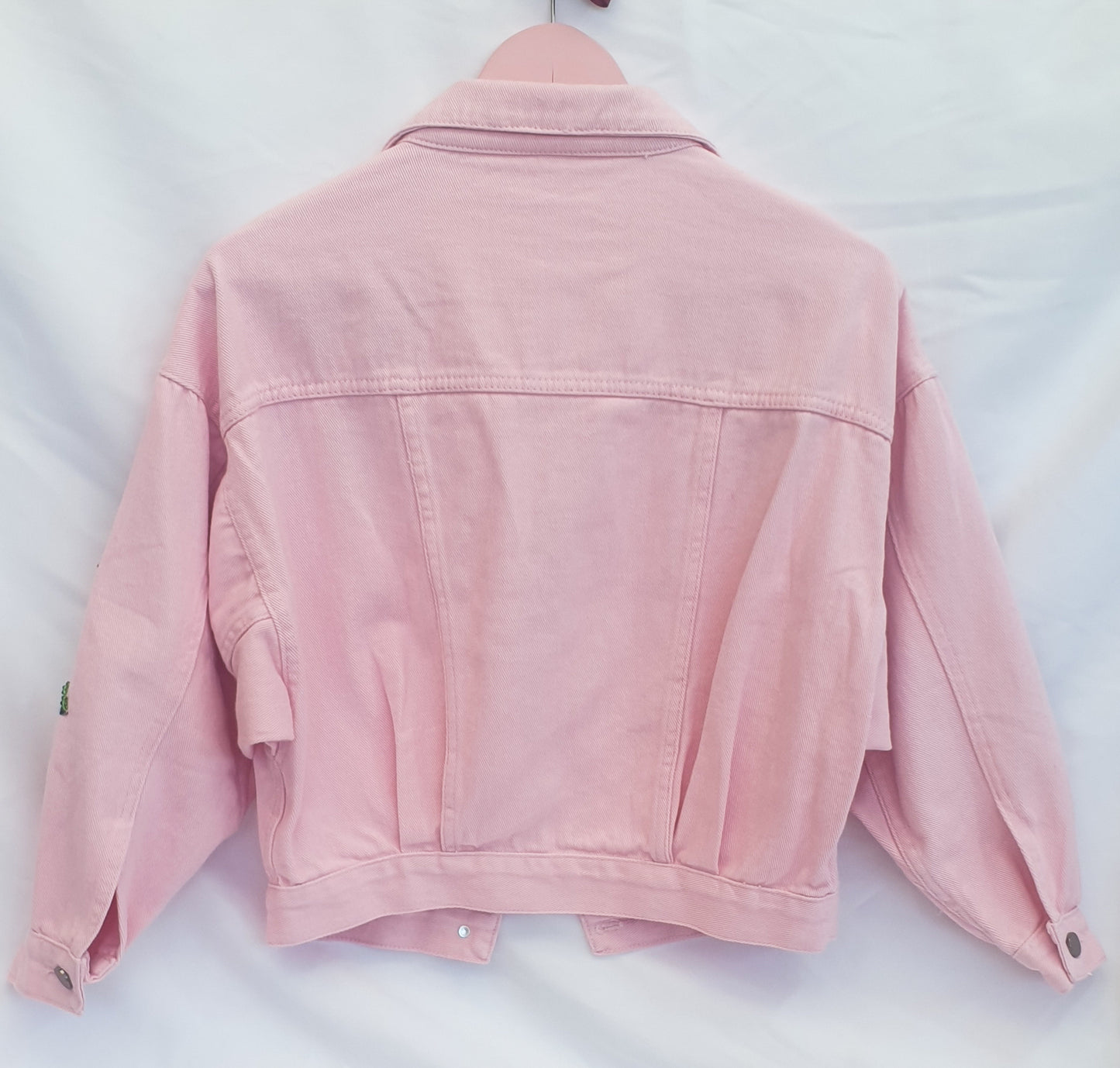 EMBELLISHED BABY PINK JACKET - The Girl House