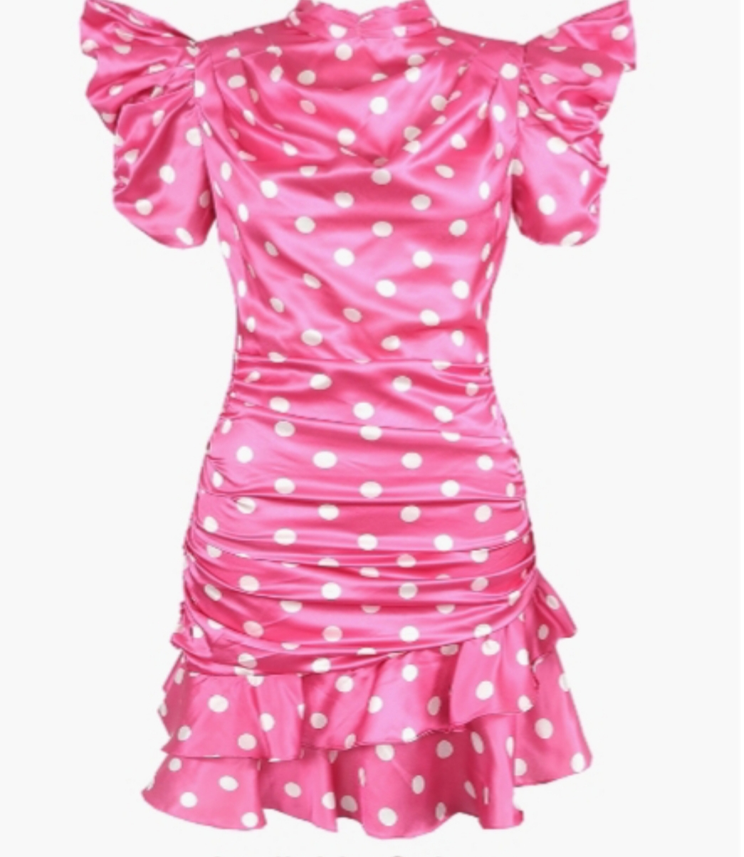 ‘THE MINNIE DRESS’ in HOT PINK - The Girl House