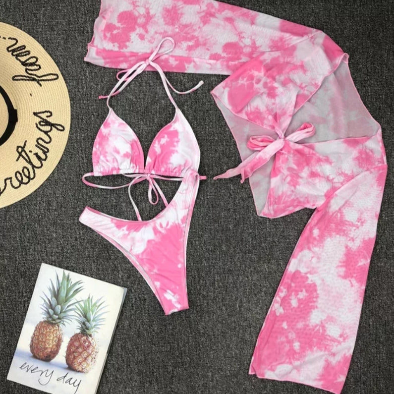 'IBIZA' 3 Piece Tie Dye Set - The Girl House